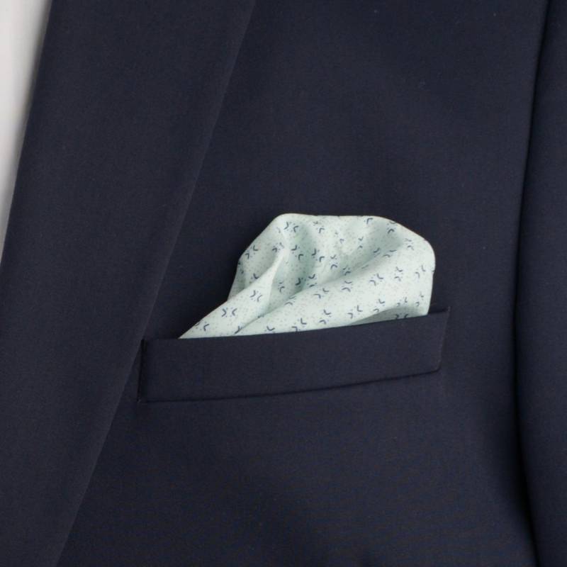 Бабочка мужская с платком 0273-1