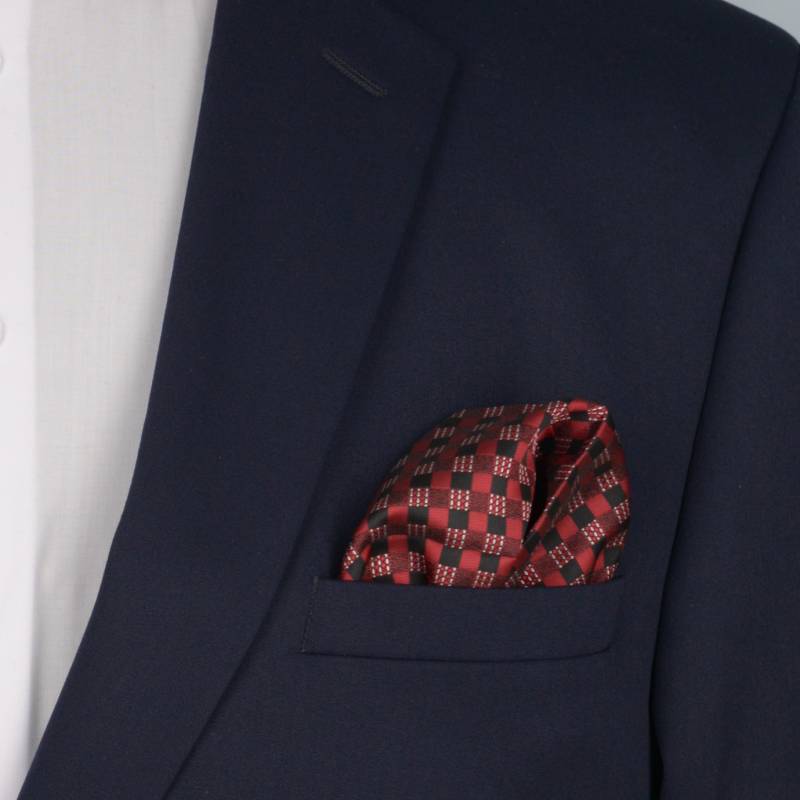 Бабочка мужская с платком 0033